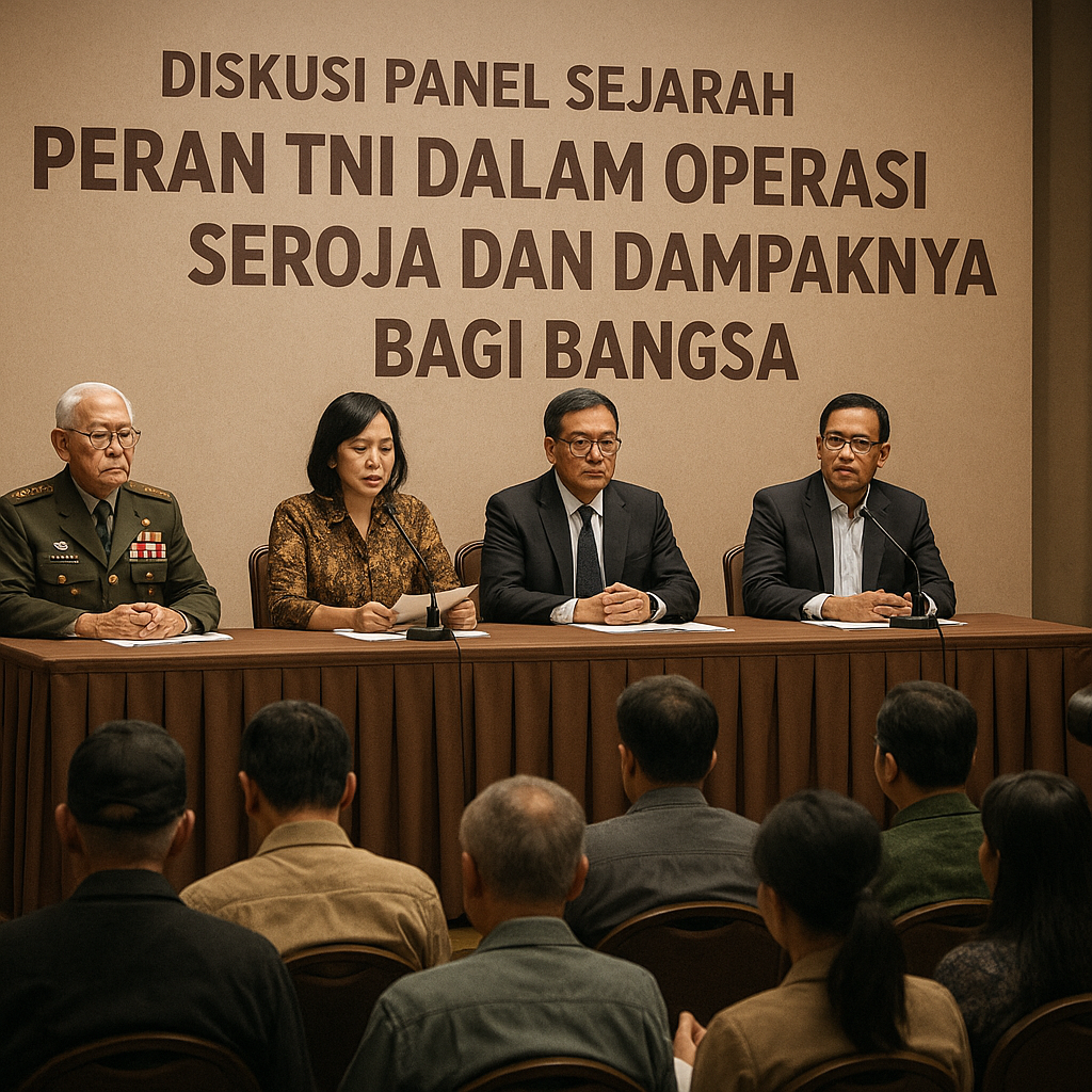 Diskusi Panel Sejarah: Peran TNI dalam Operasi Seroja dan Dampaknya bagi Bangsa