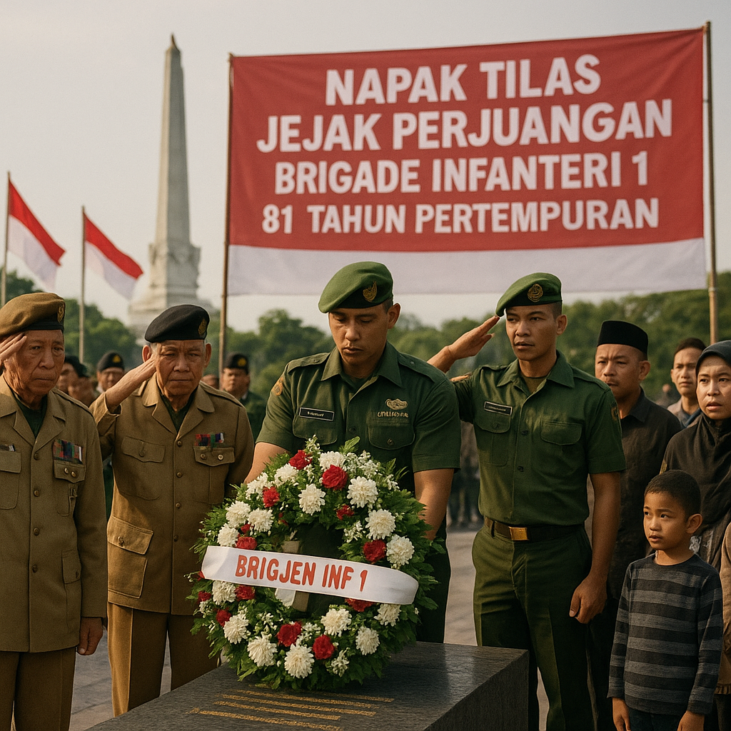 Napak Tilas Jejak Perjuangan Brigade Infanteri 1 di Surabaya, Peringati 81 Tahun Pertempuran