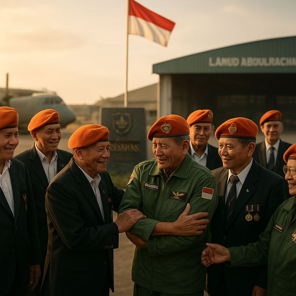 Reuni Akbar Purnawirawan Paskhas di Lanud Abdulrachman Saleh, Kenang Masa Latihan Para