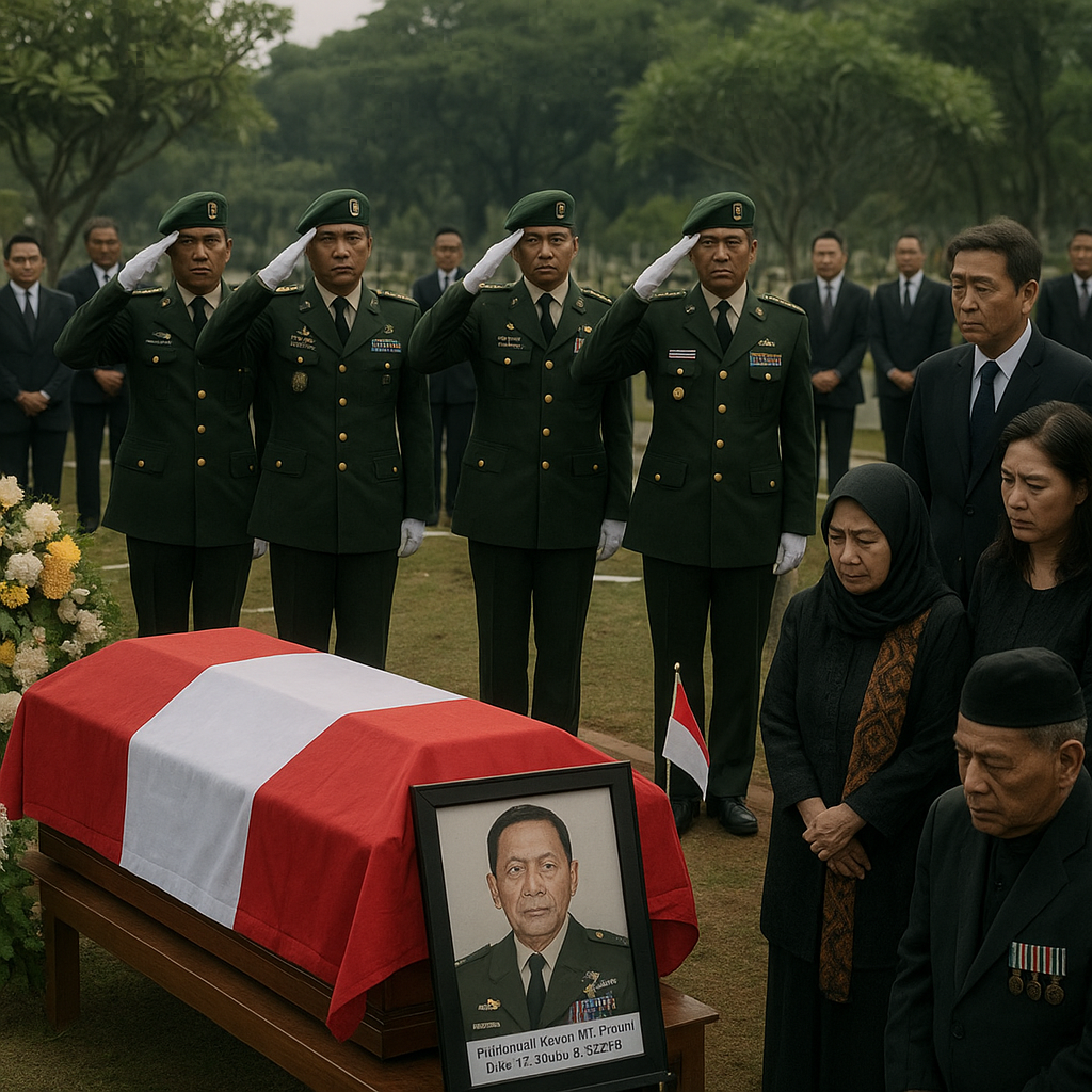 Upacara Penghormatan Terakhir untuk Purnawirawan Kolonel Inf. (Purn.) Drs. H. Ahmad Sujadi, Pejuang Integrasi Timor Timur