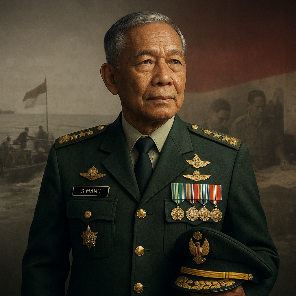 Purnawirawan Jenderal TNI (HOR) S. Manu: Kisah Pengabdian dari Operasi Trikora hingga Dwikora