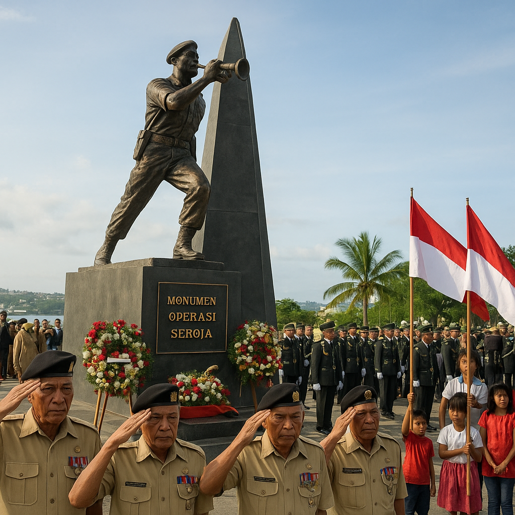 Pengukuhan Monumen Operasi Seroja di Kupang: Mengenang Pengorbanan di Timor Timur