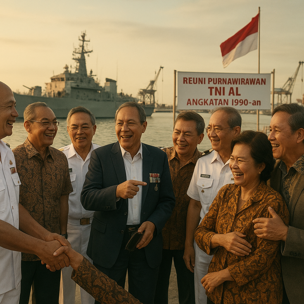 Seribu Kisah di Balik Tanda Pangkat: Napak Tilas Perwira Pertama Purnawirawan TNI AL Angkatan 90-an